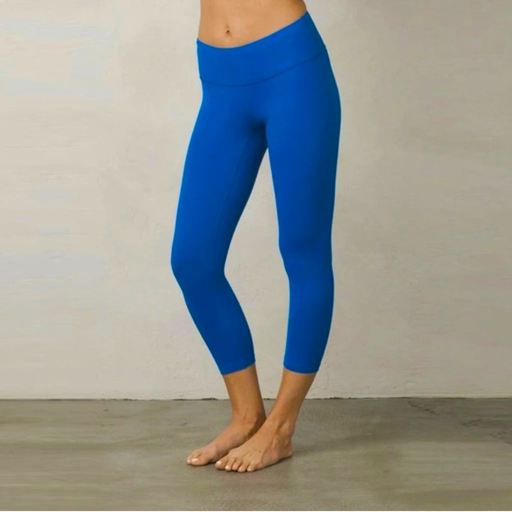 PrAna Pillar Capri Leggings Island Blue